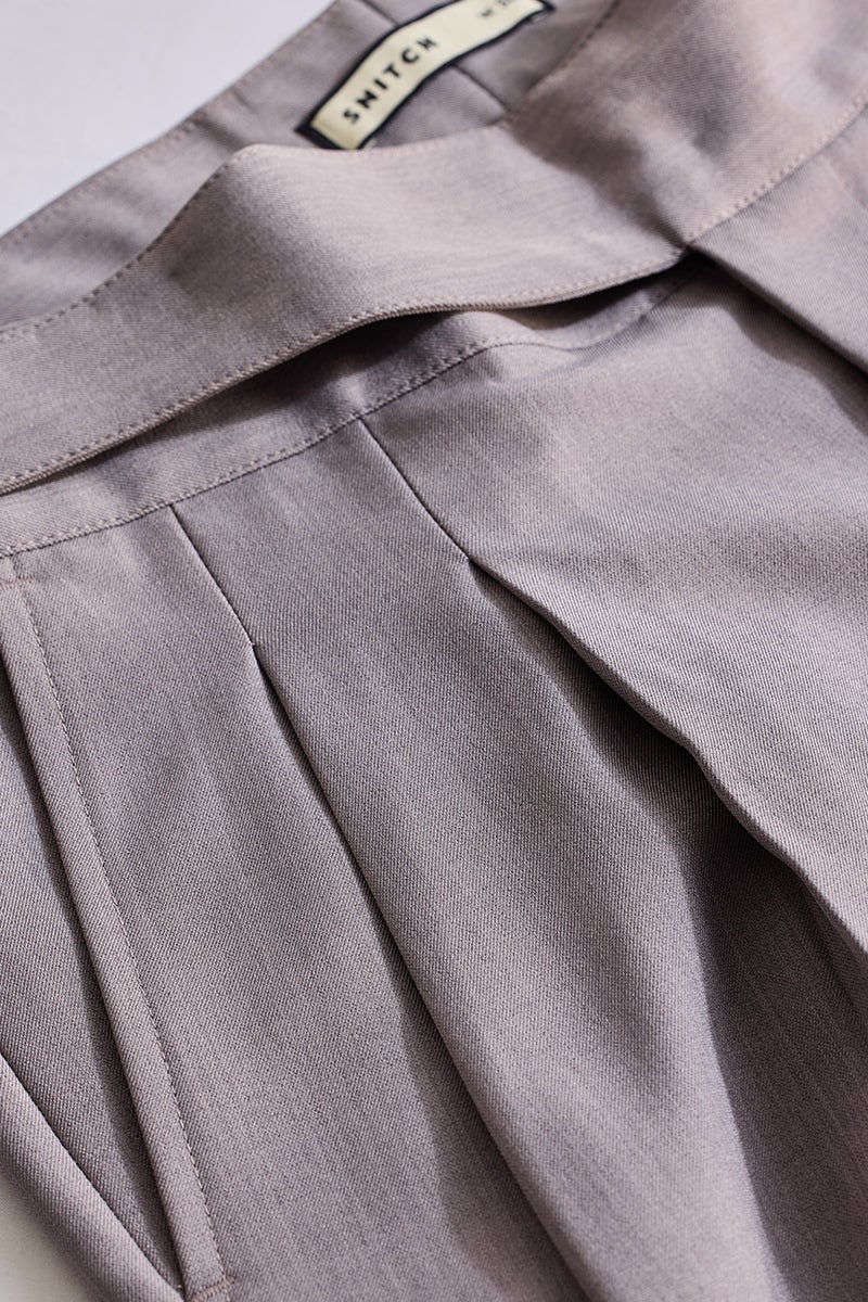 SNITCH Light Grey Gurkha Trousers - Image 2